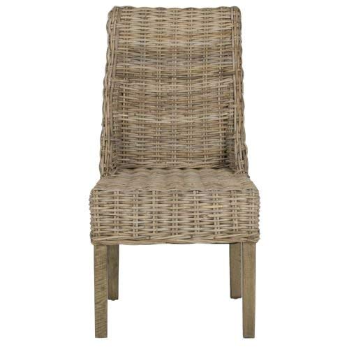 Safavieh Home Collection Suncoast Brown Dining Chair - WoodArtSupply