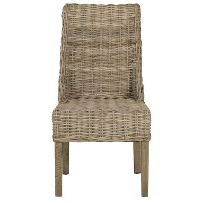 Safavieh Home Collection Suncoast Brown Dining Chair - WoodArtSupply