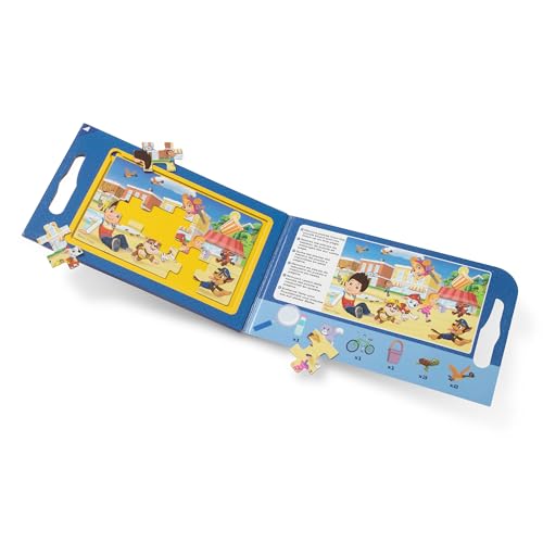 Melissa & Doug PAW Patrol Take-Along Magnetic Jigsaw Puzzles (2 15-Piece Puzzles) - FSC Certified Melissa & Doug