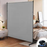 Room Divider, 73x75inch Large Privacy Screen with Adjustable Feet,Portable Single Panel Partition Wall for Room Separation,Room Separator with Thickened Fabric for Indoor Office,Bedroom,Outdoor Patio XGMDD