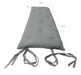 Twin Size Traditional Japanese Floor Futon Mattresses, Tatami Foldable Cushion Mats, Yoga, Meditation 80 x 39 x 3 (Gray) D&D Futon Furniture