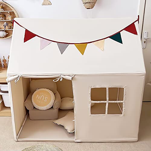 Kids Tent Indoor & Outdoor Toddler Tent Kids Play Tent Large Kids Playhouse Tent Toys with Pennant Banners Razee Razee