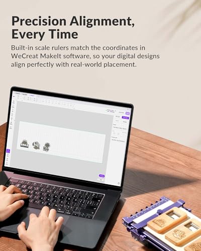 Slide Extension for WeCreat Lumos Laser Engraver, 4X Expanded Working Area (520×116mm) for Batch Engraving, Compatible with Rotary Kit for Long Cylinder Engraving WECREAT