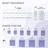 YnM 15lbs Weighted Blanket for Adults, Heavy Bed Throw Blanket with Cooling Glass Beads for All Season Use, Ideal for ~90lbs (48x72 Inches, Twin/Full, Dark Grey) YnM