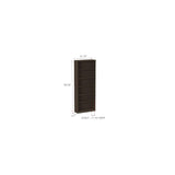 Alera ALEVA638232ES 31.75 in. x 14 in. x 80.25 in. Valencia Series 6-Shelf Bookcase - Espresso Alera
