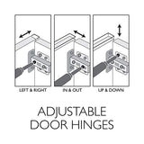 Design House Wyndham 24 Inch Bathroom Vanity, Ready to Assemble, Solid Wood, White, 597161 Design House