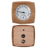 Thermometer Hygrometer Wood Sauna Accessories for Steam Room Cedar Cedar Wood Thermo Hygrometer Sauna Room Indoor Hygrometer Hygrometer Home Sauna Home Hygrometer Indoor Sauna Generic