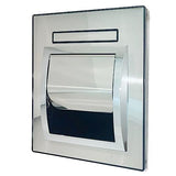 KAISERAUM Recessed Toilet Paper Holder with Pop-Out Shelf, Tissue Paper Roll Holder with Anti-Drop Phone Tray, SUS304 Stainless Steel, Chrome, GP-014TC, Max Toilet Paper Roll Size (4.13x5.5 inches) KR KAISERAUM