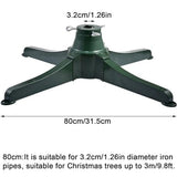 Heavy Duty Rotating Christmas Tree Stand, 360° Base for Artificial Trees Up to 9.8ft (3m), Sturdy Support for Holiday Decor, Easy Assembly & Storage Generic
