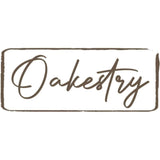 Oakestry Glazed Reception Desk Mocha Finish 48 Inch Wide Contemporary Entry Table with Transparent Transaction Counter Stylish Office Front Desk Modular Reception Station Durable Laminate Furniture Oakestry