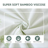 MUXHOMO Premium 100% Waterproof Queen Size Mattress Protector, Breathable Mattress Cover Queen Size Bed, Cooling 3D Air Fabric Bed Pad Cover, Deep Pocket 8"-21" MUXHOMO