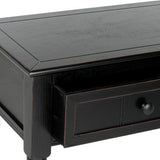 Safavieh American Homes Collection Samantha Distressed/Black 2-Drawer Console Table Safavieh