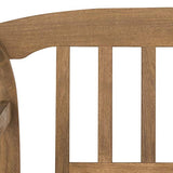 Safavieh PAT6742A Outdoor Collection Porterville 2 Seat Bench, Natural Safavieh