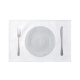 Sublimation Blank White Placemats Wedding Party Linen Placemat Dining Table Place Mat for Kitchen Table Set of 8 ZMvise