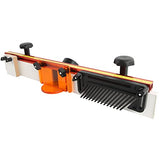 O'SKOOL 24 Inches Long Router Table Fence System with Feather Board, Bit Guard, Adjustable Stop and Dust Port O'SKOOL