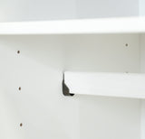 Palace Imports Solid Wood 2-Door Wardrobe Armoire Closet with Mirrored Doors – White Bedroom Storage, 37.75" W x 72" H x 21.75" D, 100% Eco-Friendly Pine, Made in Brazil Palace Imports