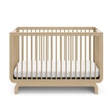 Storkcraft Santorini Deluxe 5-in-1 Convertible Crib with Bonus Toddler Guardrail (Driftwood) – GREENGUARD Gold Certified, Toddler Guardrail Included in Box, Fits Standard Crib Mattress Storkcraft