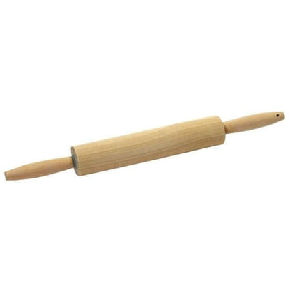 Rocky Mountain Goods Large Classic Wood Rolling Pin with Handles - 17” Rolling Pin for Dough, Baking, Pizza, Cookies, Pie - Moisture Resistant Wood - Easy to Clean