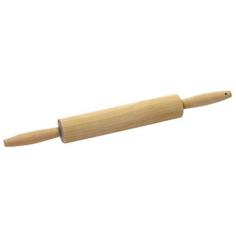 Rocky Mountain Goods Large Classic Wood Rolling Pin with Handles - 17” Rolling Pin for Dough, Baking, Pizza, Cookies, Pie - Moisture Resistant Wood - Easy to Clean Rocky Mountain Goods
