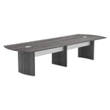 Mayline MNMT72STLGS Conference Tabletop, for 12-Ft, 72-Inch Wx48-Inch Dx1-Inch H, Gray Steel Mayline