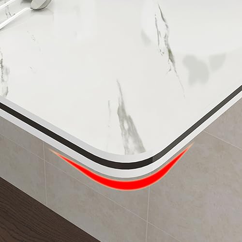 SKVSKV Wall Mounted Folding Table, Floating Desk for Wall Small Spaces, Fold Down Table for Home Laundry Room,Office Computer Workstation,Study Work Bench, Kitchen Dining (White 27.6"×15.7") SKVSKV