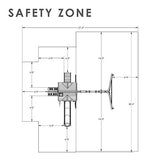 Gorilla Playsets 01-0021 Nantucket II Wood Swing Set with Wood Roof, Two Swings, Slide, Sandbox Area, Rock Wall, Redwood Color Gorilla Playsets