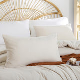 weigelia Beige Comforter Set Twin Boho Cream Twin Comforter with 1 Pillowcases - Soft Lightweight Cozy Bedding Set for All Season - Beige Comforter Twin Size for Women Teens Kids weigelia