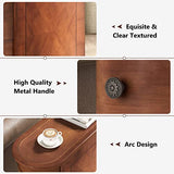 Tribesigns End Table Set of 2, Sofa Side Table with Storage No Assembly Required, Slim Nightstand with 2 Drawers, Vintage Wood Chairside Bedside Narrow Accent Tables for Living Room Bedroom Couch Tribesigns