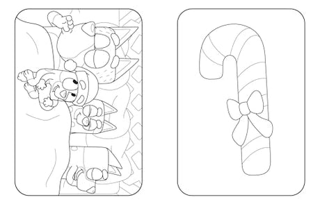 Bluey: Merry Christmas: A Coloring Book WoodArtSupply