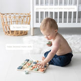 Pearhead Wooden Alphabet Puzzle, Easter Basket Stuffers Toddler Boys and Girls, Colorful ABC Letters, Interactive Learning Board Educational Toy, Baby and Toddler Ages 1+ Years Pearhead