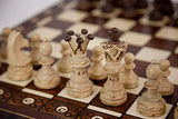 Handmade European Wooden Chess Set with 21 Inch Board and Hand Carved Chess Pieces Chess and games shop Muba