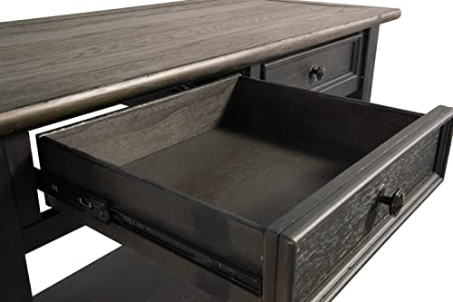 Signature Design by Ashley Tyler Creek Modern Farmhouse Sofa Table, Brown & Black Signature Design by Ashley