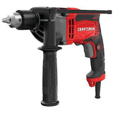 CRAFTSMAN Corded Hammer Drill, 7 Amp, Variable Speed, 1/2 inch (CMED741) CRAFTSMAN