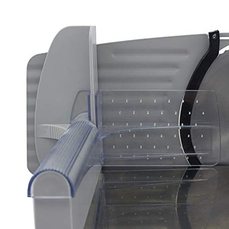 NESCO FS-200, Food Slicer, Gray, Aluminum with 7.5 inch Stainless Steel Blade, 180 watts, One Size Nesco