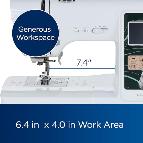 Brother LB5500S Star Wars 2-in-1 Combo Sewing & Embroidery Machine, 16.5 x 7.76 x 12.09 inches, White Brother