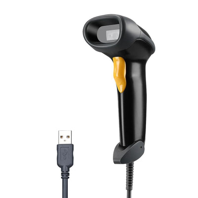 Eyoyo EYH2 Handheld USB 2D Barcode Scanner, Wired Automatic QR Code Scanner PDF417 Data Matrix Bar Code Reader with Long USB Cable for POS Mobile Payment, Convenience Store, Supermarket, Warehouse