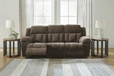 Signature Design by Ashley Frohn Modern Manual Reclining Sofa, Dark Brown Signature Design by Ashley