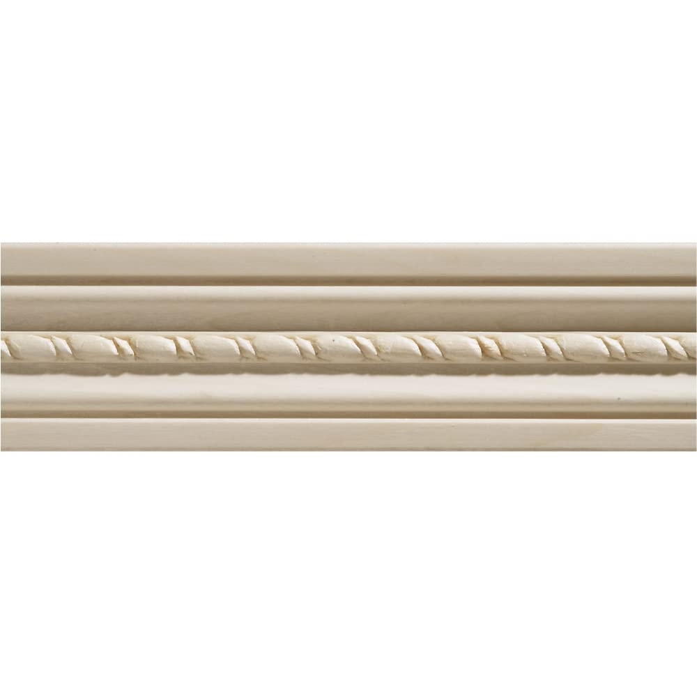 1124-4FTWHW Unfinished White Hardwood Casing Moulding - WoodArtSupply