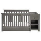 DaVinci Piedmont 4-in-1 Convertible Crib and Changer Combo in Slate DaVinci