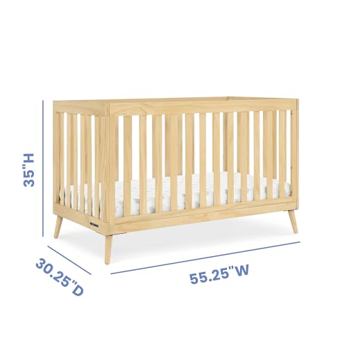 Delta Children Essex 4-in-1 Convertible Crib Greenguard Gold Certified, Natural Delta Children