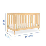 Delta Children Essex 4-in-1 Convertible Crib Greenguard Gold Certified, Natural Delta Children