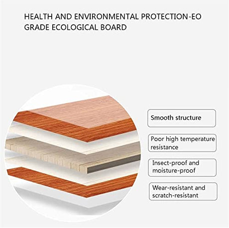 Revolving Solid Wood Bookshelf for Children - 360° Rotating Storage in Brown Bookcases