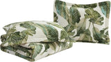 Tommy Bahama - King Quilt Set, Reversible Cotton Bedding with Matching Shams, Pre-Washed for Added Softness (Fiesta Palms Green, King) Tommy Bahama