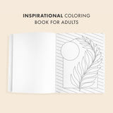 Good Things Grow Here: An Adult Coloring Book with Inspirational Quotes and Removable Wall Art Prints WoodArtSupply