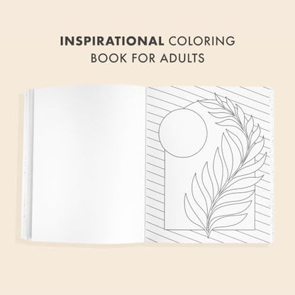 Good Things Grow Here: An Adult Coloring Book with Inspirational Quotes and Removable Wall Art Prints