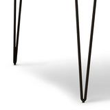 SIMPLIHOME Hunter SOLID MANGO WOOD and Metal 54 Inch Square Industrial Dining Table in Natural, For the Dining Room SIMPLIHOME