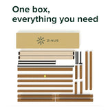 Zinus Leah Bamboo Platform Bed Frame with Slatted Headboard – No Box Spring Required, Easy Assembly, Full Size Zinus