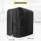 Guisong Protective Cover for Home Gym Set, Waterproof& Dustproof Cover for Gym Station/Home Excersize Equipment Set-Indoor or Outdoor Guisong