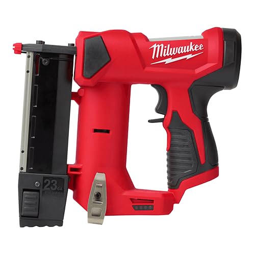 Milwaukee M12 23 Gauge Pin Nailer - No Charger, No Battery, Bare Tool Only - WoodArtSupply