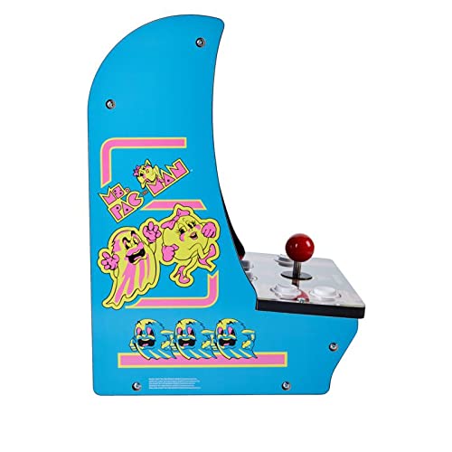 Arcade 1Up Arcade1Up 5-Game Micro Player Mini Arcade Machine: Ms. Pac-Man Video Game – Fully Playable Electronic Games - Color Display – Speaker – Volume Button ARCADE1UP